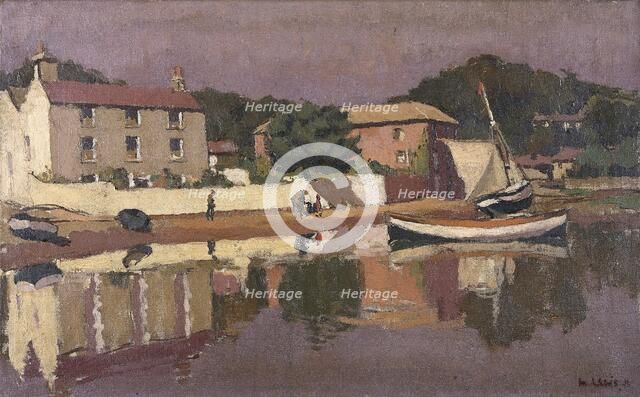 'The Strand, Laugharne', 1931. Artist: Edward Morland Lewis