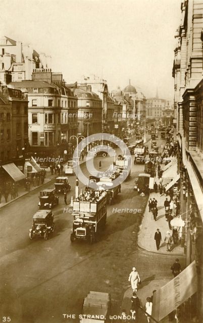 The Strand, London, 1929.  Creator: Unknown.
