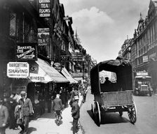 The Strand looking east, Westminster, London, (c1910s?). Creator: George Davison Reid