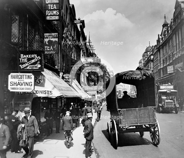 The Strand looking east, Westminster, London, (c1910s?).  Creator: George Davison Reid.
