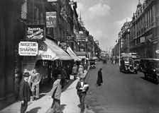 The Strand looking east Westminster, London, (c1910s?). Creator: Unknown