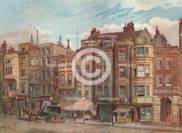 'The Strand, Opposite The Law Courts', Westminster, London, 1881 (1926).  Artist: John Crowther.