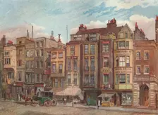 The Strand, Opposite The Law Courts Westminster, London, 1881 (1926). Artist: John Crowther