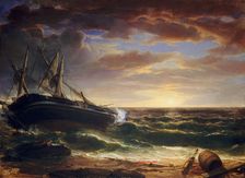 The Stranded Ship, 1844. Creator: Asher Brown Durand