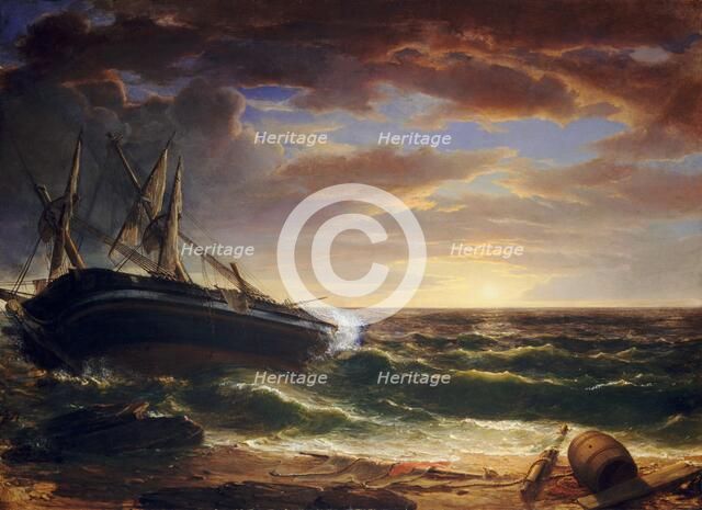 The Stranded Ship, 1844. Creator: Asher Brown Durand.