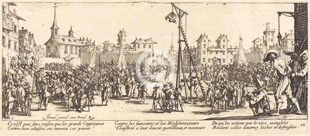 The Strappado, c. 1633. Creator: Jacques Callot.