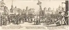 The Strappado, c. 1633. Creator: Jacques Callot