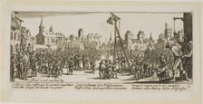 The Strappado, plate ten from The Large Miseries of War, n.d. Creator: Gerard van Schagen