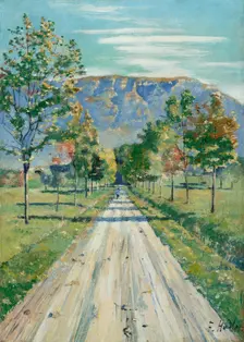 The Street to Evordes, c. 1890