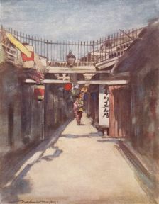 The Street with the Gallery c1887, (1901). Artist: Mortimer L Menpes