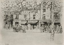 The Street, Chelsea Embankment, 1888-89. Creator: Theodore Roussel