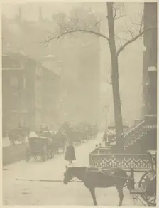The Street, Fifth Avenue, 1900/01, printed 1903/04. Creator: Alfred Stieglitz