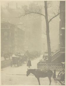 The Street, Fifth Avenue, 1900/01, printed 1903/04. Creator: Alfred Stieglitz