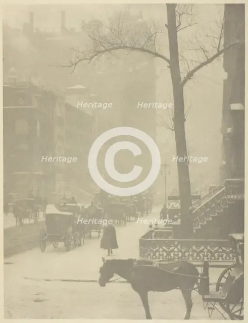 The Street, Fifth Avenue, 1900/01, printed 1903/04. Creator: Alfred Stieglitz.