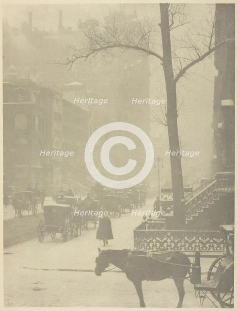 The Street, Fifth Avenue, 1900/01, printed 1903/04. Creator: Alfred Stieglitz.
