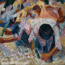 The Street Pavers, 1914. Creator: Umberto Boccioni