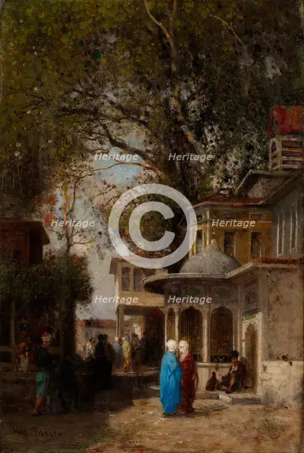 The Street, Second Half of the 19th cen.. Artist: Brest, Germain Fabius (1823-1900)