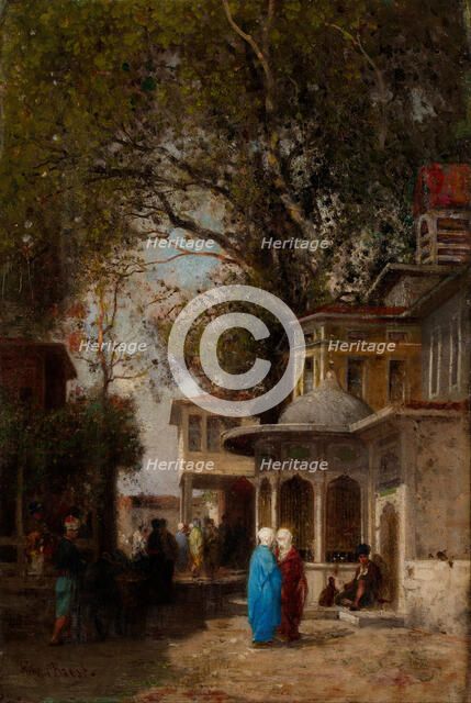 The Street, Second Half of the 19th cen.. Artist: Brest, Germain Fabius (1823-1900)