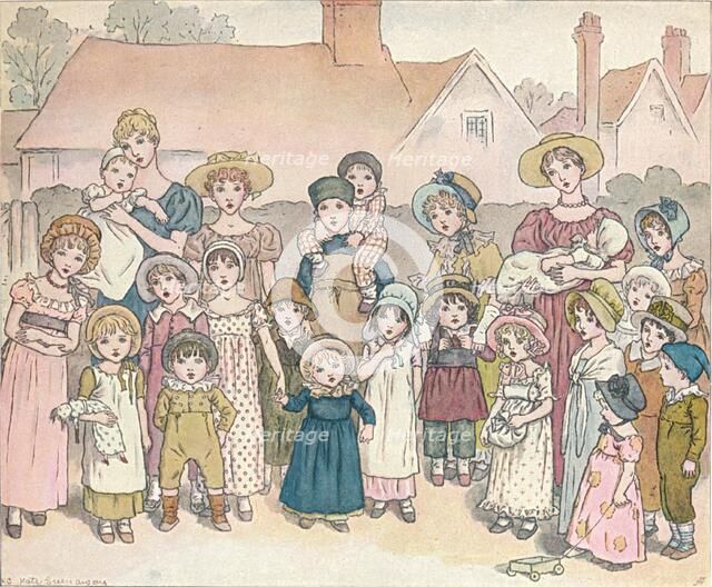 'The Street Show', c1892, (1906).  Creator: Catherine Greenaway.