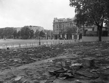 The streets after the Coronation of Elizabeth II, London, 2nd June 1953. Creator: Arthur Charles Kirby Ware