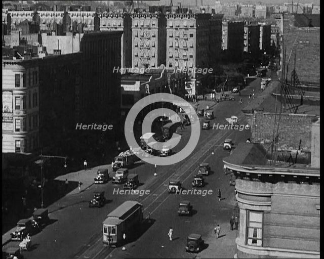The Streets of New York City, 1930. Creator: British Pathe Ltd.