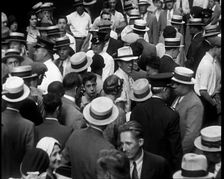 The Streets of New York City Crowded With People, 1932. Creator: British Pathe Ltd