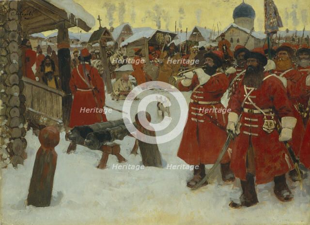 The Streltsy, 1907. Artist: Ivanov, Sergei Vasilyevich (1864-1910)