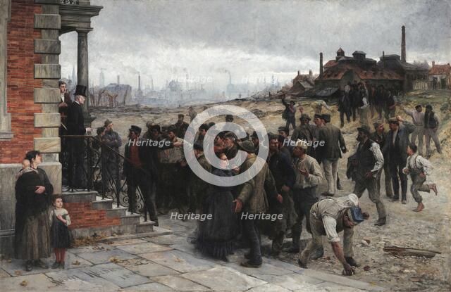 The Strike, 1886. Creator: Köhler, Robert (1850-1917).