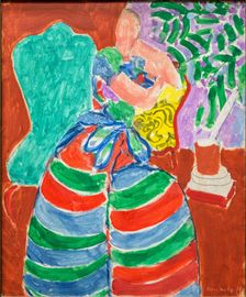 The striped Dress, 1938. Creator: Matisse, Henri (1869-1954)