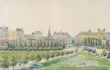 The Stubenbastei and the Stubentor in Vienna, undated. Creator: Emil Hutter