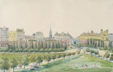 The Stubenbastei and the Stubentor in Vienna, undated. Creator: Emil Hutter
