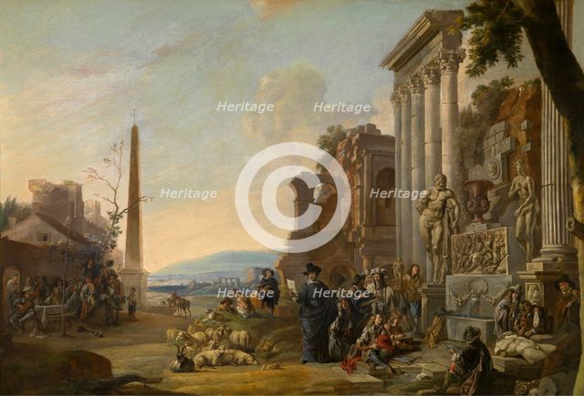 The Study of Art at Rome, 1662. Creator: Anton Goubau.