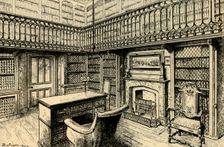 The Study at Abbotsford, Showing Sir Walter Scott's Desk and Chair 1882. Creator: Unknown