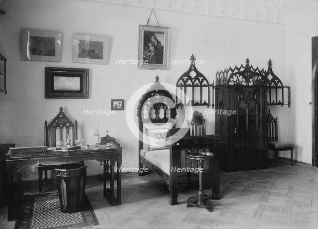 The study in the Maryino Manor house, Early 1920s. Artist: Anonymous  