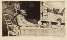 The Student, 1889. Creator: William Strang