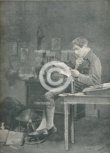 'The Student', c1877. Artist: Adam Diston.