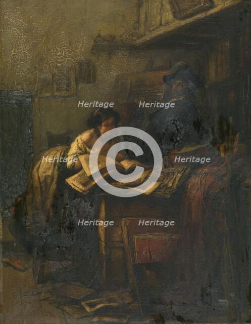 The Studio, 1851. Creator: Jan August Hendrik Leys.