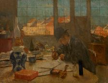 The Studio, 1892. Creator: Evrard Larock