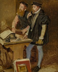 The Studio of Frans Floris, c1540s, 1868. Creator: Jan August Hendrik Leys