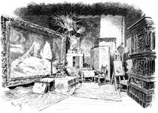 The studio of Karl von Piloty, c1880-1882