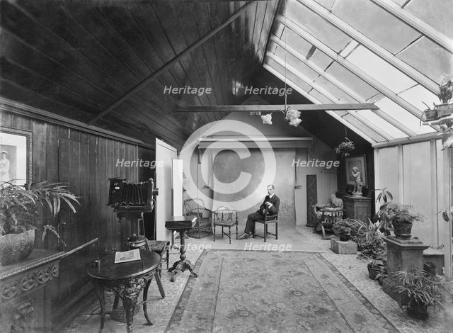 The studio of Kirk & Sons of Cowes, Isle of Wight, August 1935. Creator: Kirk & Sons of Cowes.