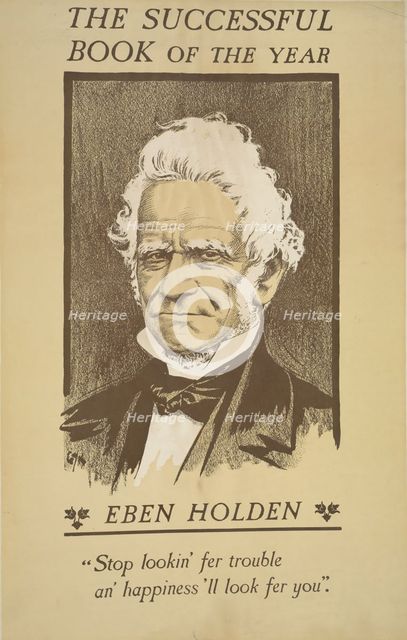 The successful book of the year Eben Holden, c1895 - 1911. Creator: Unknown.