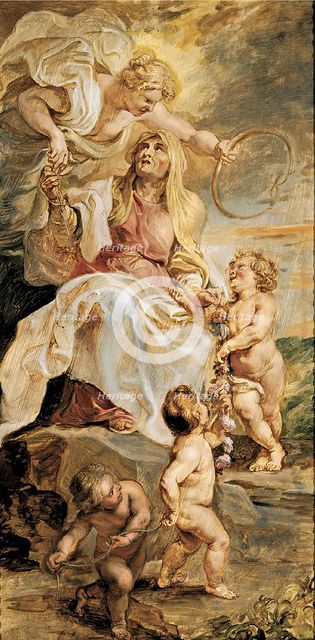 The Succession of the Popes, 1650. Creator: Peter Paul Rubens.