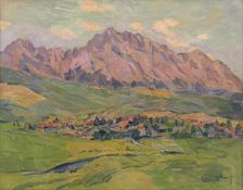 The Sub-Tatran Village - Mengusovce, around 1935. Creator: Gustav Mally