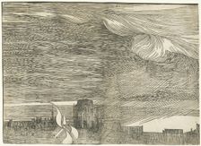 The Submersion of Pharaoh's Army in the Red Sea, c. 1515, printed 1549. Creator: Unknown