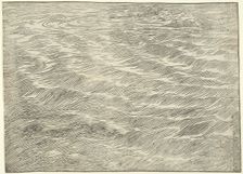 The Submersion of Pharaoh's Army in the Red Sea, c. 1515, printed 1549. Creator: Unknown