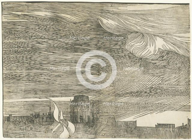 The Submersion of Pharaoh's Army in the Red Sea, c. 1515, printed 1549. Creator: Unknown.