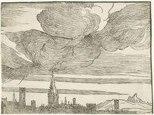 The Submersion of Pharaoh's Army in the Red Sea, c. 1515, printed 1549. Creator: Unknown