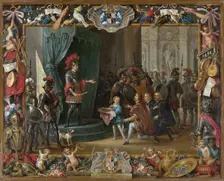 The Submission of the Sicilian Rebels to Antonio Moncada in 1411, 1663. Creators: David Teniers II, Jan van Kessel