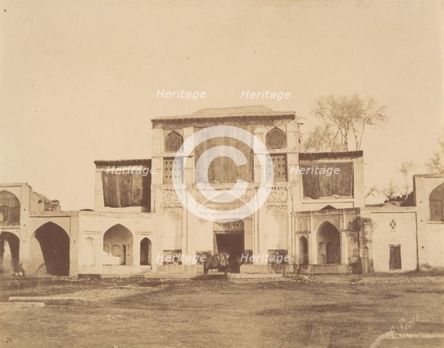 [The Sublime Porte, Teheran, Iran], 1840s-60s. Creator: Luigi Pesce.